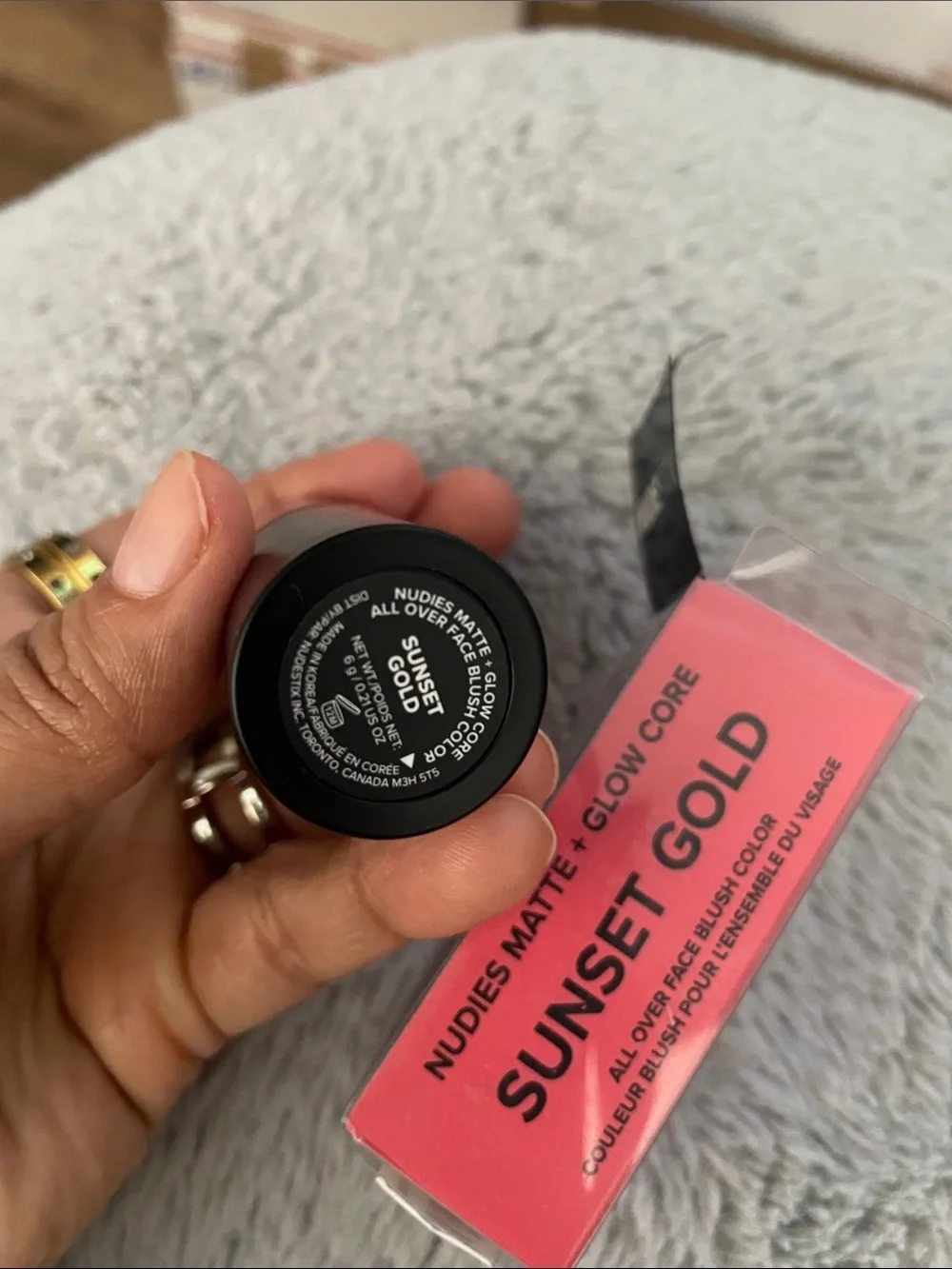 NUDESTIX Cream Blush Stick - Warm Rose